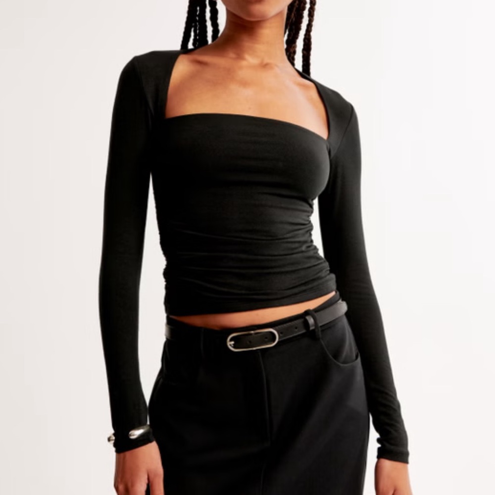 Abercrombie & Fitch Ava Long-Sleeve Top